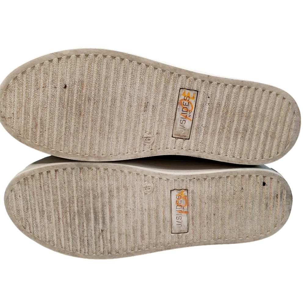 39) J/SLIDES NYC Fashion Leather Zipper Sneakers Sz. 6½